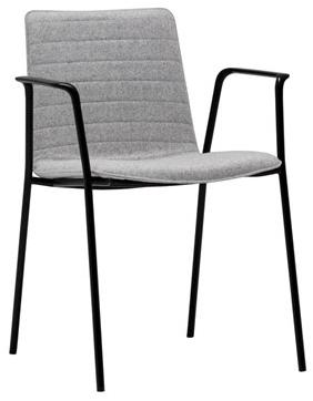 Andreu World Стул из полимера штабелируемый с подлокотниками Flex high back So1610 - Вид №7