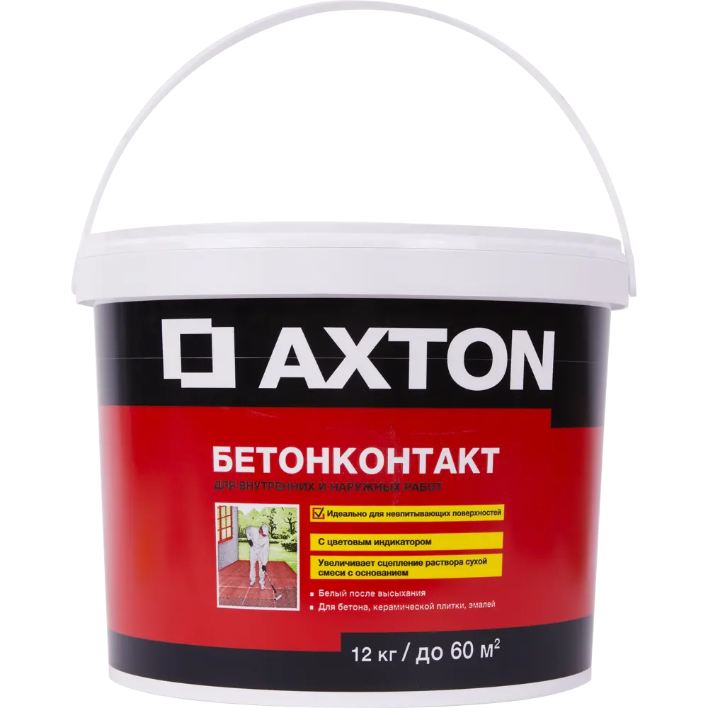Бетонконтакт Axton 12 кг для идеальной адгезии поверхностей 14250959 STLM-0004622