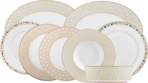 10665155 Furstenberg Сервиз столовый Furstenberg "Раджастан" на 6 персон 22 предмета Фарфор