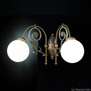 Orion WA 2-1264/2 Altpat/493 opal-sm бра