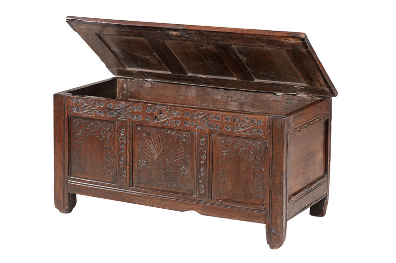 SOR27550 Дубовый сундук с панелями ijlbrown  - Вид №2