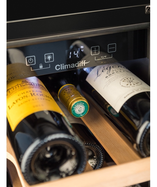 9079172 Винный шкаф Climadiff CBU20S2B черный STDN-0002088 - Вид №11