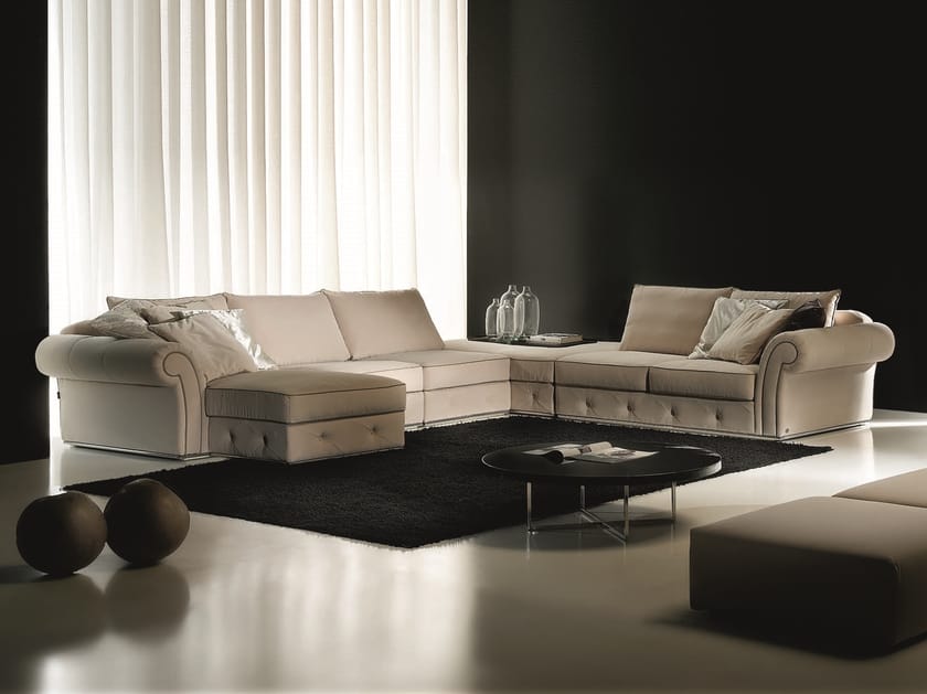 Бархатный угловой диван Former In Italia Ramon Plus ARCH-00031888