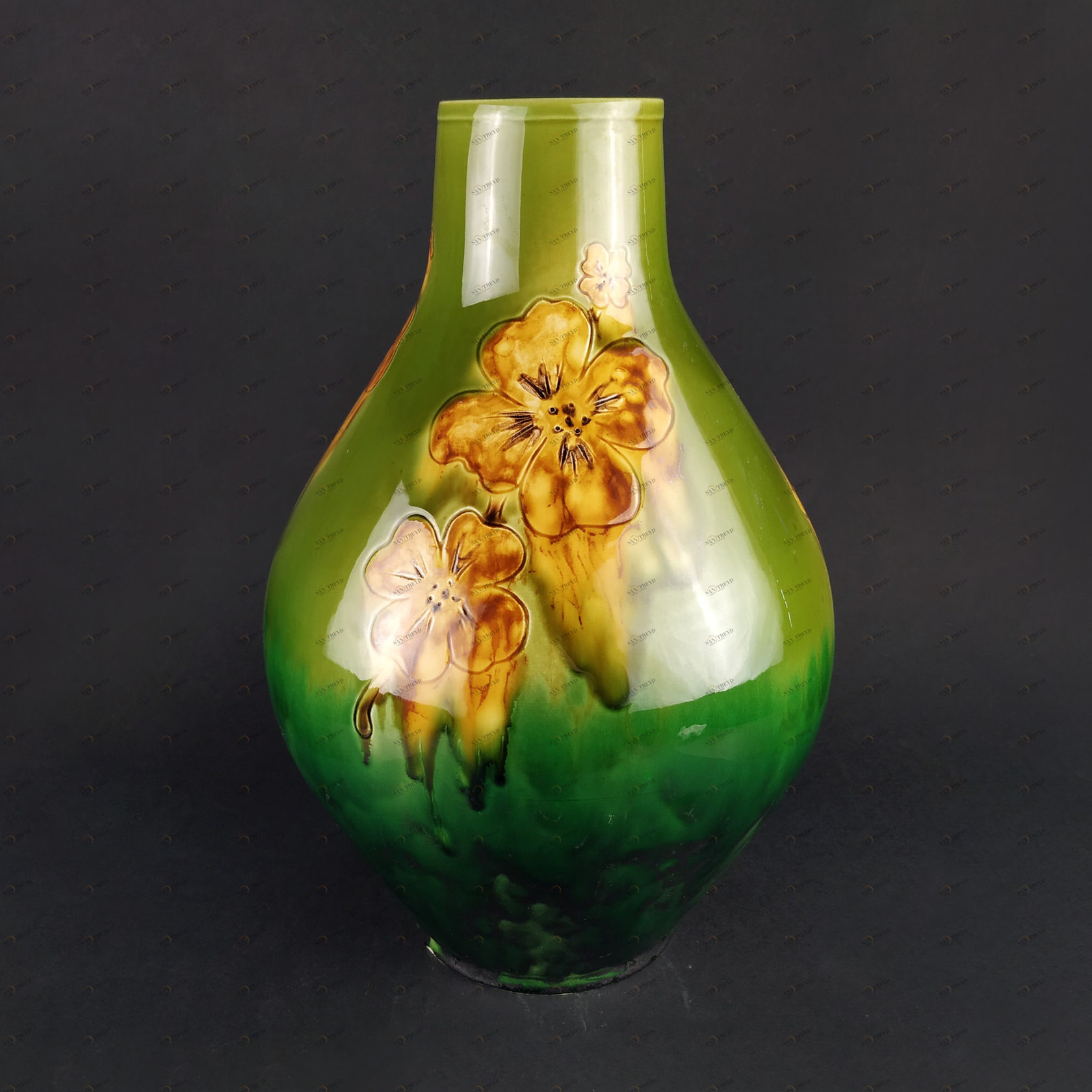 Ваза с росписью «Цветы» PROVANSFAIENCE sun-id-994650