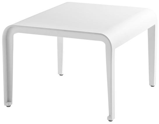 TRIBÙ Прямоугольная подставка для ног из алюминия Mirthe 07490 - Вид №1