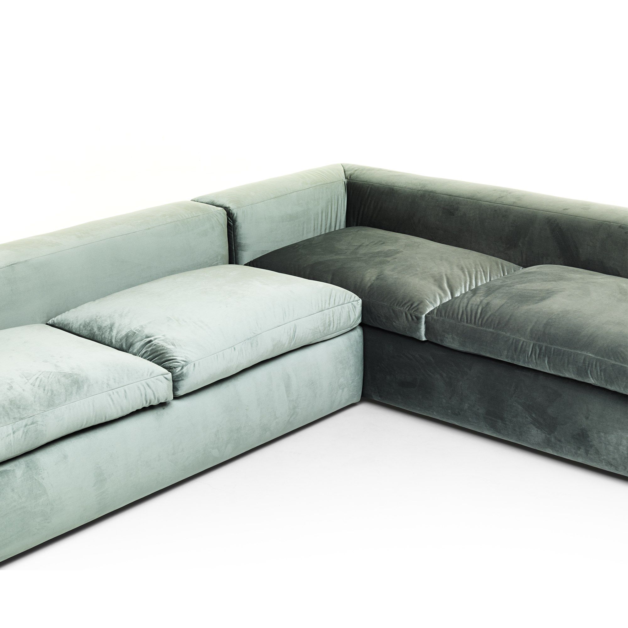 Бархатный угловой диван EPÒNIMO BIG BUBBLE ARCH-00098012 - Вид №2