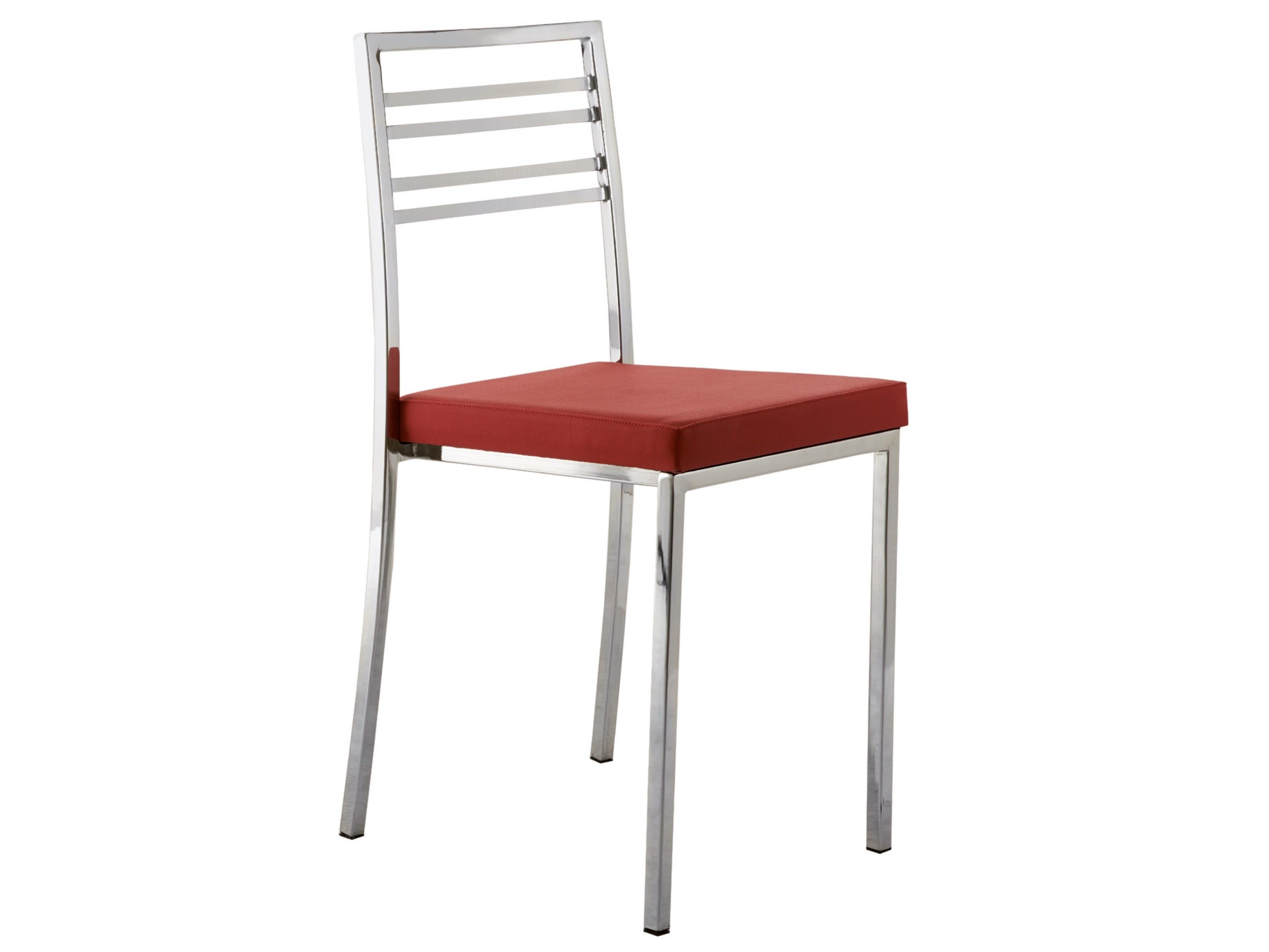 Металлический стул с мягким сиденьем XLINE гранат ARCH-00097262 - Вид №1