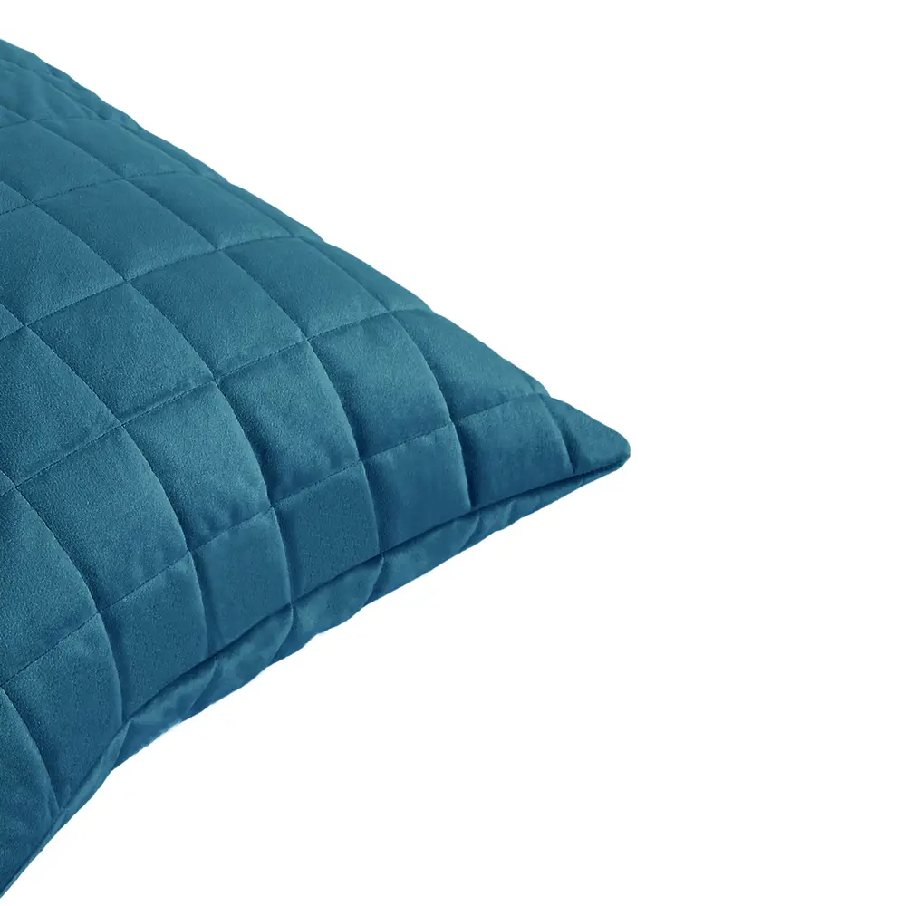 Декоративная подушка Inspire Etna 50×50 см в синем вельвете 89334852 STLM-1054683 - Вид №2