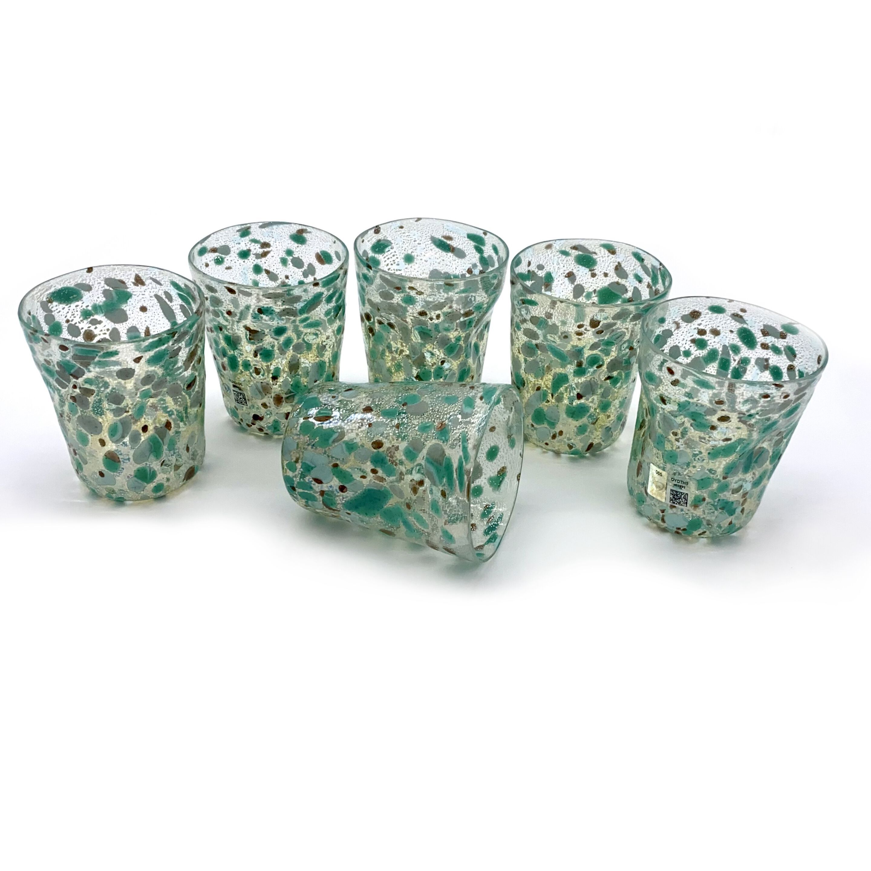 Набор из шести стеклянных стаканов ручной работы YourMurano готы ARCH-00068942 - Вид №1