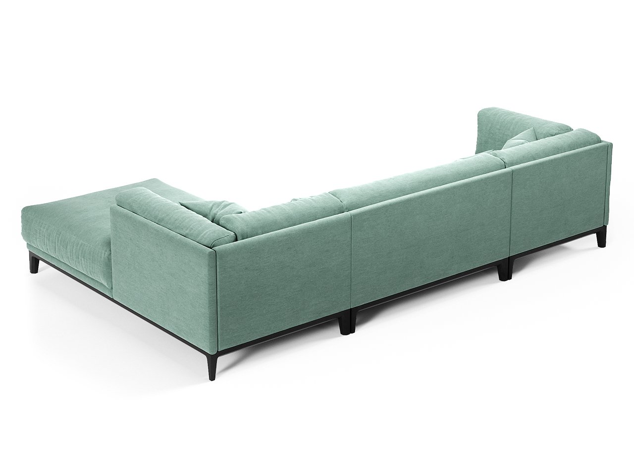 Диван Case угловой мятный THE IDEA ДИЗАЙНЕРСКИЕ 210547 Зеленый  - Вид №3