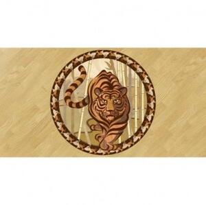 Художественный паркет Da Vinci Розетка 26-198 Дуб Селект (Гладкая) х1000диаметр мм.