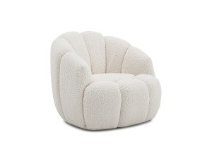 Тканевое вращающееся кресло с подлокотниками