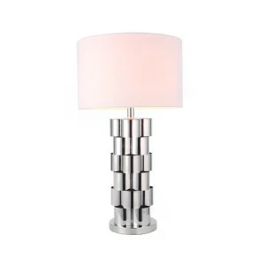 Настольная лампа BT-1021 nickel от Delight Collection DELIGHT ИНТЕРЬЕРНЫЕ 244896 Белый;серебро