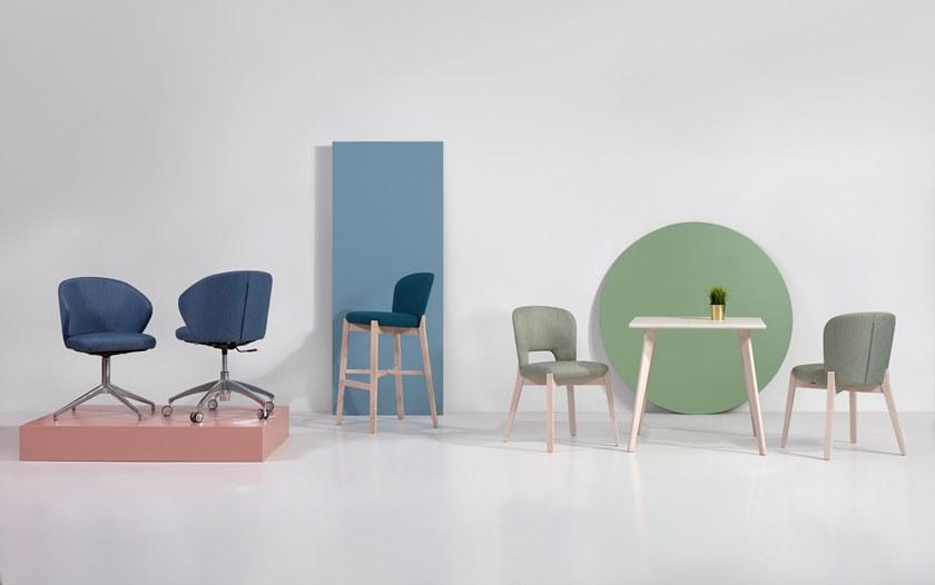 Fenabel Стул из мягкой ткани Elicia sun-id-1391851 - Вид №2