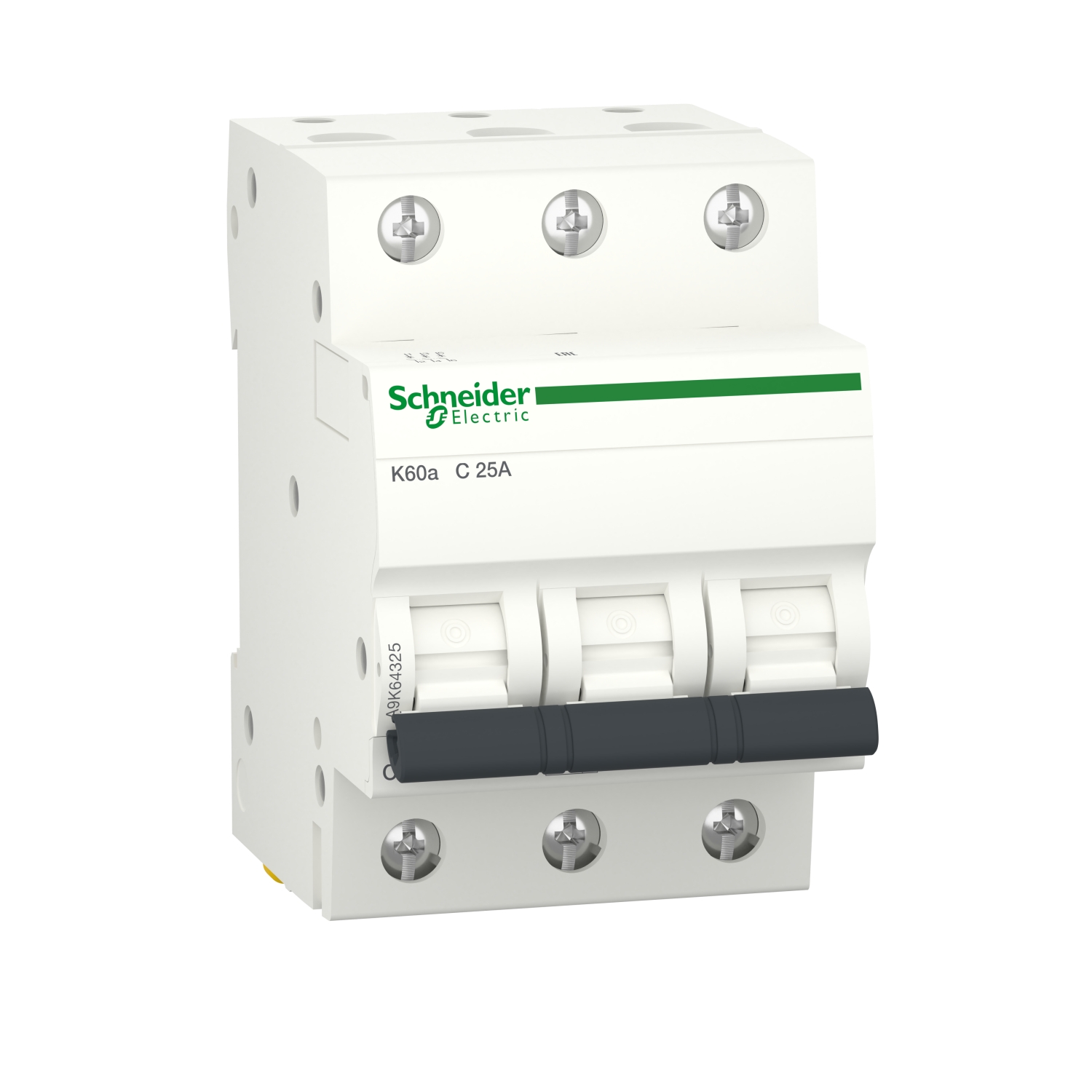 A9K64325 K60a АВТОМАТИЧЕСКИЙ ВЫКЛЮЧАТЕЛЬ 3П 25А С 4,5кА Schneider Electric Acti9 