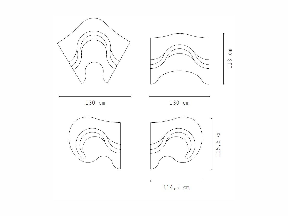 Модульный секционный диван VERPAN Cloverleaf ARCH-00107777 - Вид №7