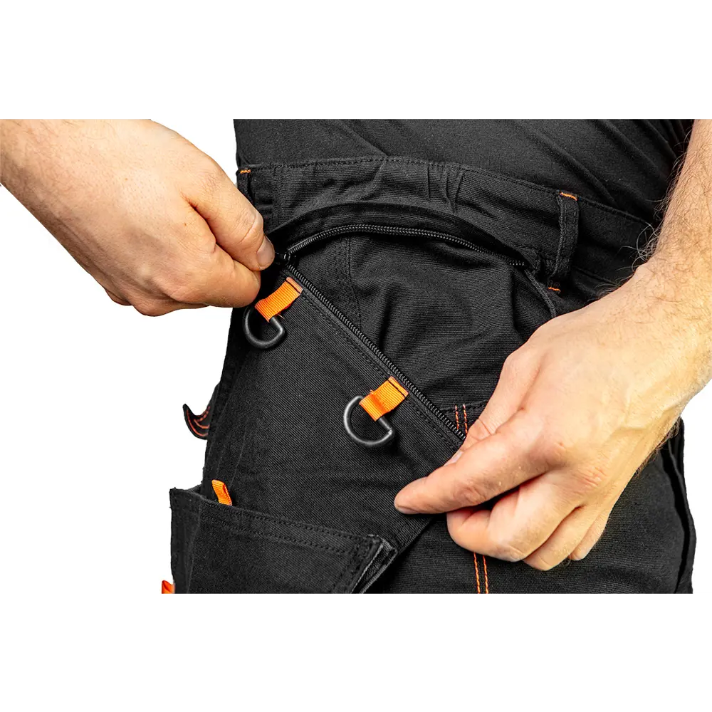 Брюки рабочие со съемными карманами Neo Tools HD Slim черные размер XL рост 180 STLM-2024159 - Вид №4