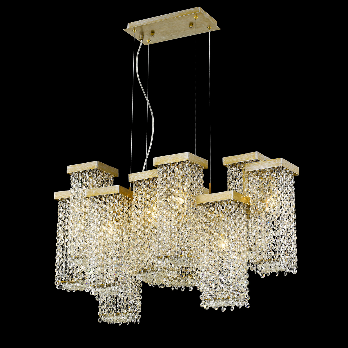 Подвесной светильник PR68065-12 gold от Delight Collection DELIGHT COLLECTION ДИЗАЙНЕРСКИЕ 243867 Прозрачный;золото  - Вид №1