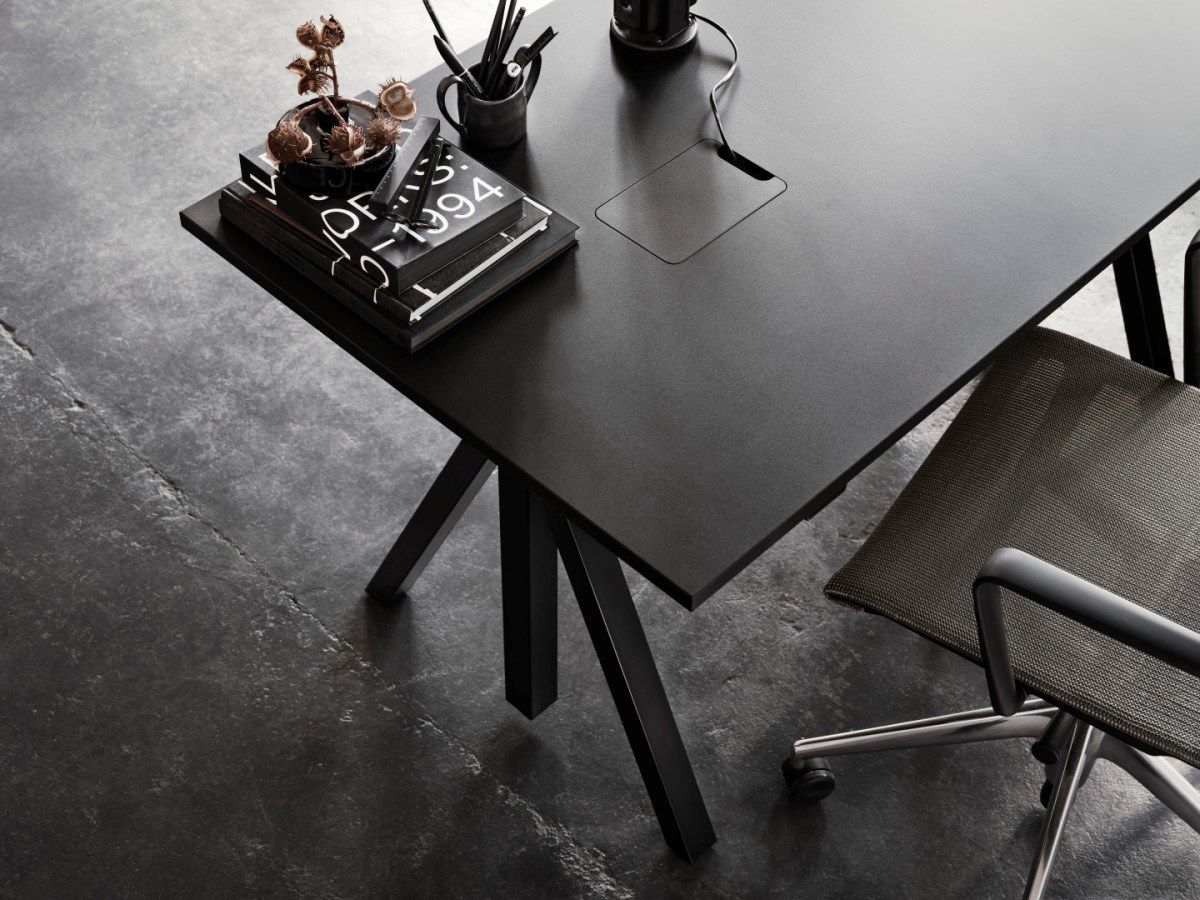 Стол с регулируемой высотой из стали и дерева String Furniture Работы ARCH-00016588 - Вид №2