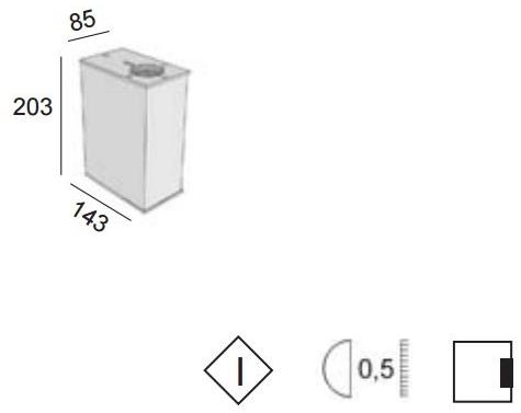 BEL-LIGHTING Светодиодный уличный настенный светильник прямого и отраженного света  8035  - Вид №1