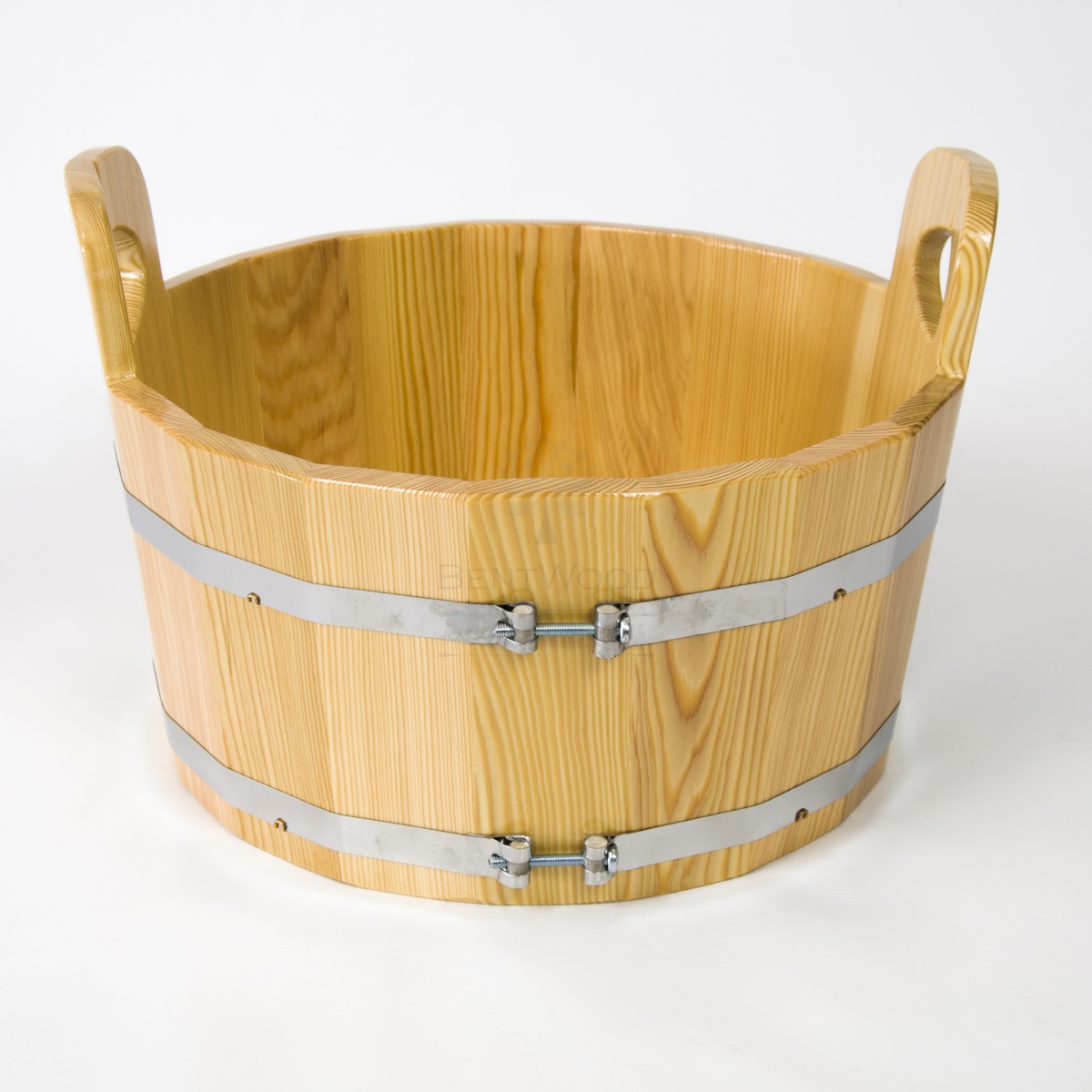 166 Шайка для бани (лиственница натуральная) Alyarus  - Вид №4