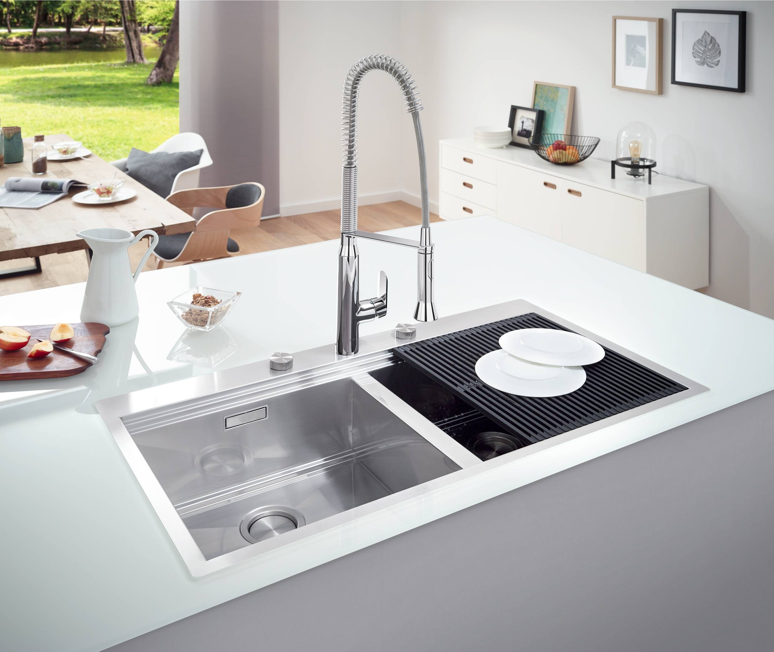 31585SD0 Мойка кухонная овальная Grohe K800 - Вид №5