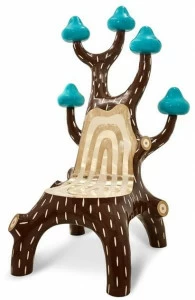 Scarlet Splendour Стул из морской смолы и латуни Forest Fr1