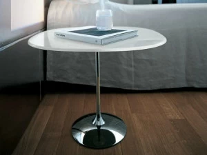 Sovet italia Круглый стеклянный журнальный столик Tulip