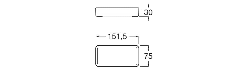 ARCH-00027967 Полка на борт ванны Roca Испания Ona - Вид №18