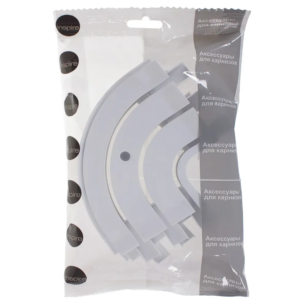 Соединитель поворотный трехрядный Inspire внешний пластик цвет белый STLM-2088024 - Вид №1