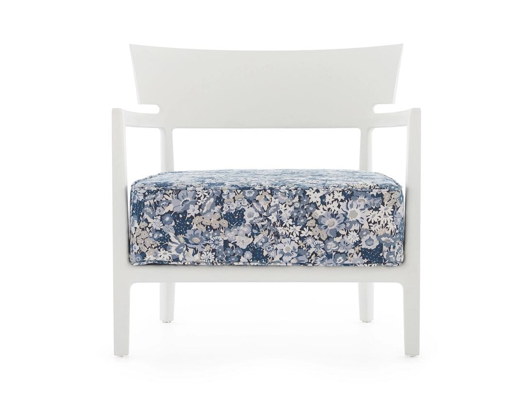 Съемное садовое кресло из поликарбоната и ткани с подлокотниками Kartell CARA LIBERTY ARCH-00029641 - Вид №6