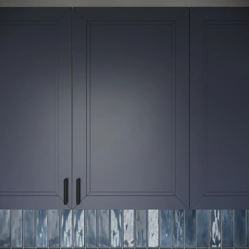 KONSENSA Фасад Котлас синий матовый с филенкой для кухни 30×77 см 89409632 STLM-1580515 - Вид №9