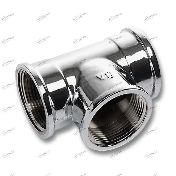 262212C SANHA 622 тройник ВР, хромированная латунь 1/2 мм 