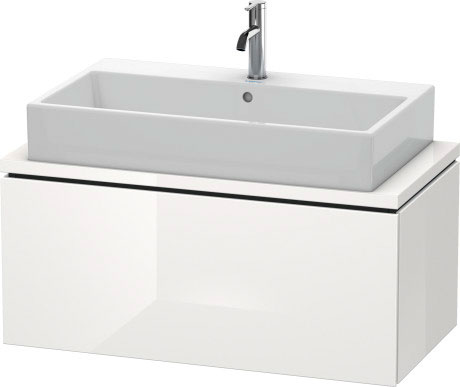 LC580306969 L-Cube Тумбочка для компактной консоли Орех брашированный (натуральный шпон) Duravit - Вид №2