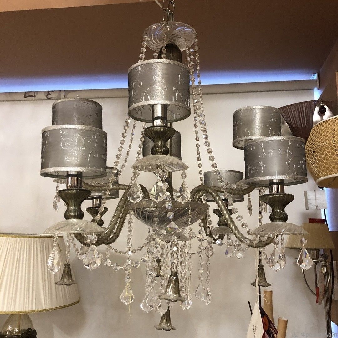 Sylcom 654/4+4 K FU люстра мурано 87683