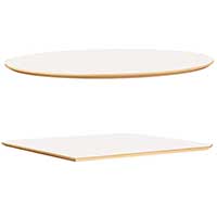 TABLE TOP 60°R Столешница из ламината и бука, обращенная на 60 °. Et al. Table Tops