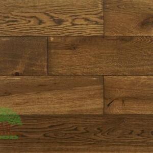Инженерная доска TarWood Country Тёмный 16х185мм Дуб Селект с брашью (Текстурированная) 400-2000х185 мм.