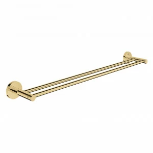 Двойной держатель для полотенца GROHE Essentials, холодный рассвет глянец (40802GL1)