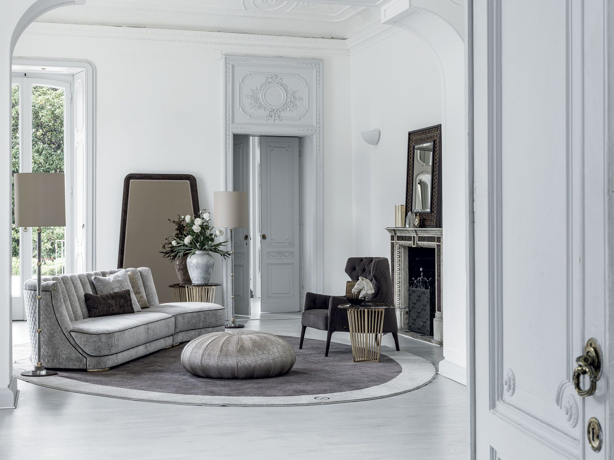 Модульный тканевый диван Vittoria Frigerio Farnese ARCH-00145128 - Вид №1