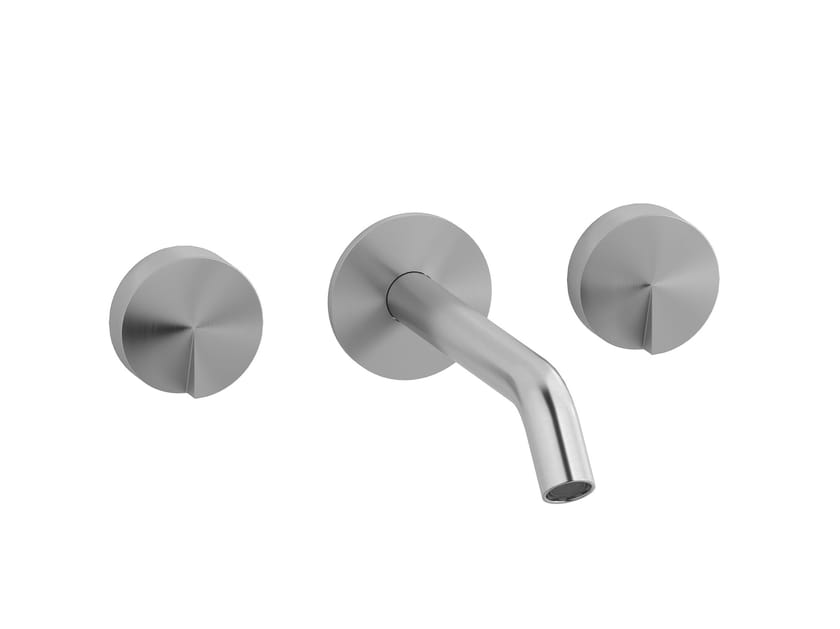 Настенный смеситель для раковины с 3 отверстиями из нержавеющей стали IB торт ARCH-00054252