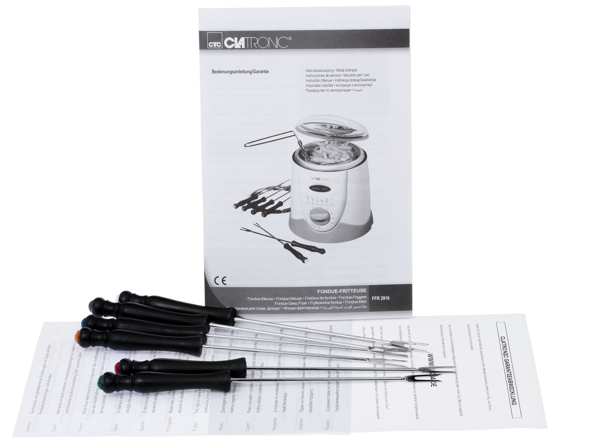 1049476 Фритюрница Clatronic FFR 2916 белый STDN-0100177 - Вид №8