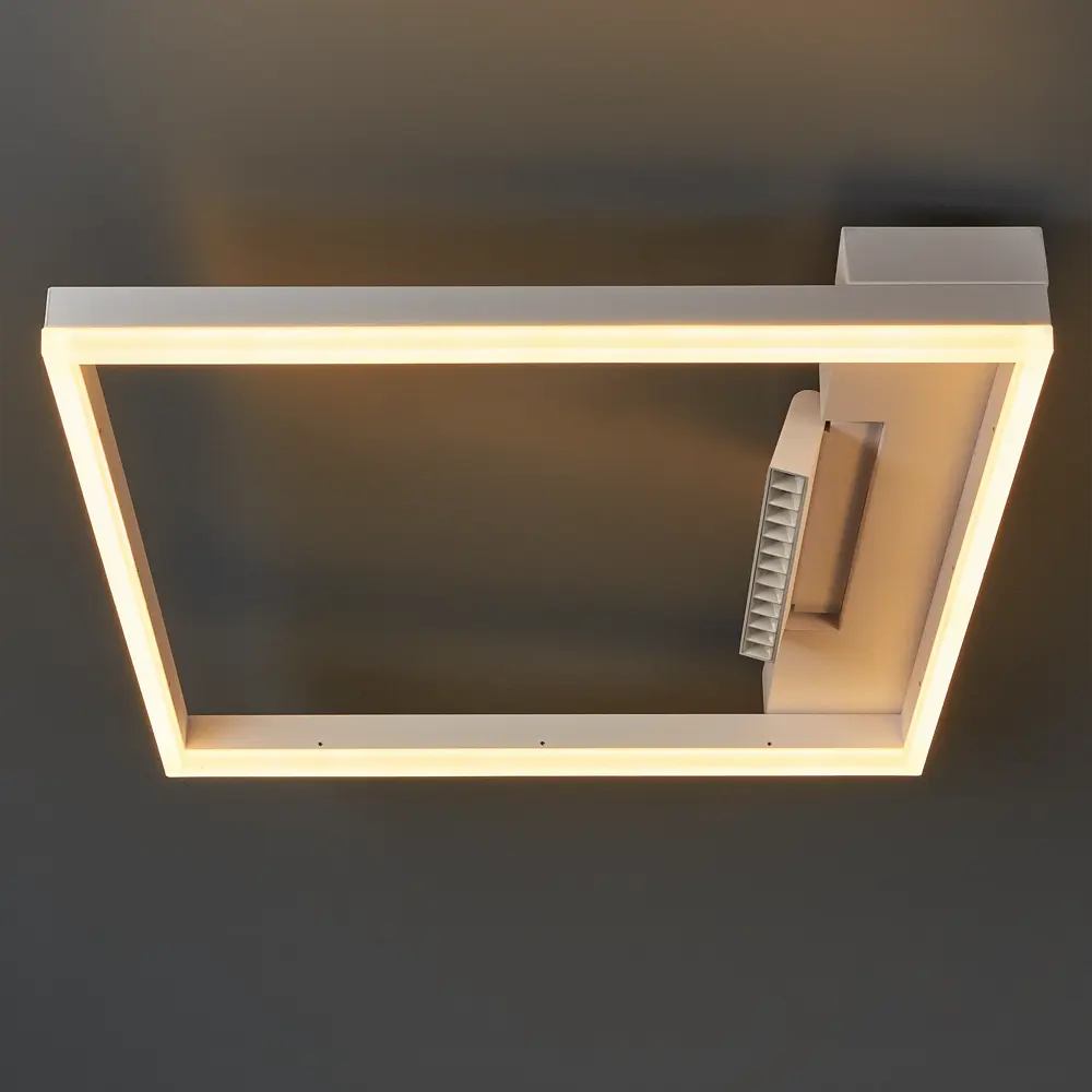 Люстра потолочная светодиодная Frame FR6084CL-L82W цвет белый 89335079 STLM-2098837 Freya  - Вид №2