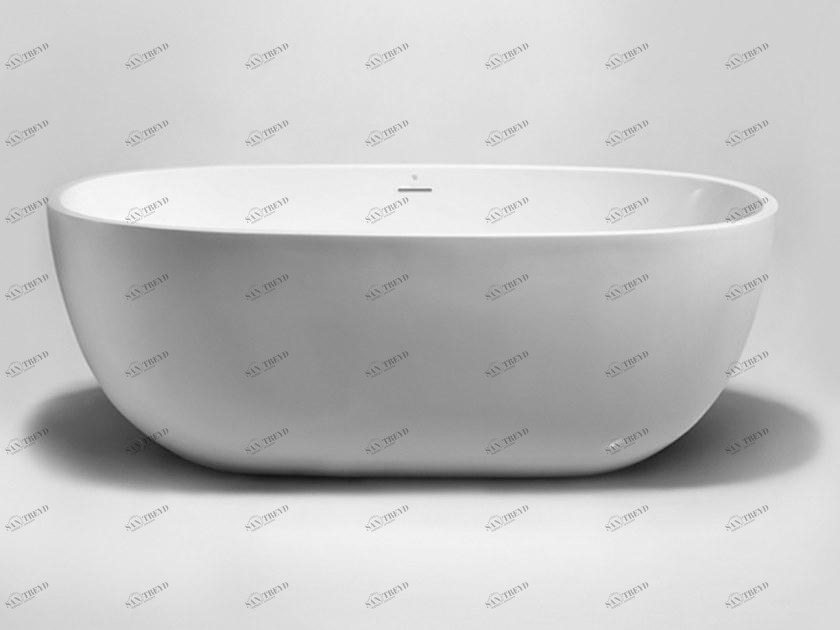 Blu Bathworks® Отдельностоящая овальная акриловая ванна Siena Bt8006b15