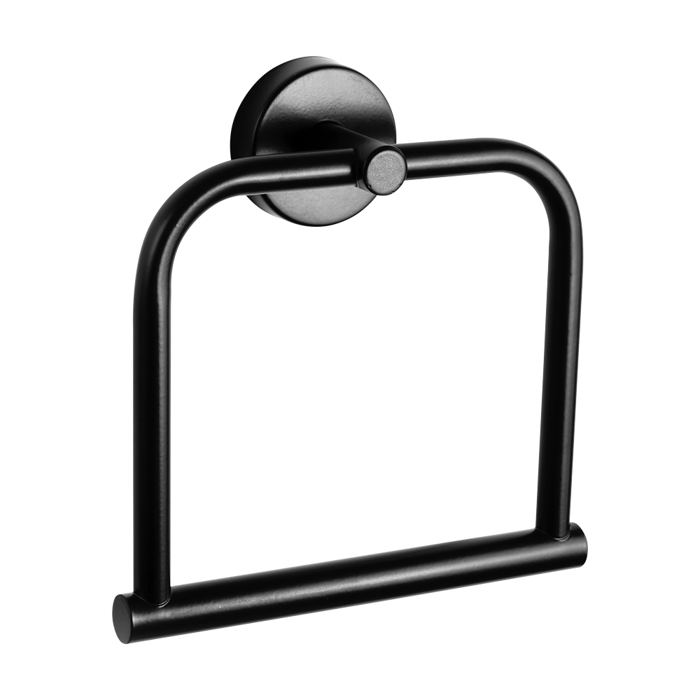 62061 Нержавеющий полотенцедержатель, черная матовая поверхность SANELA 