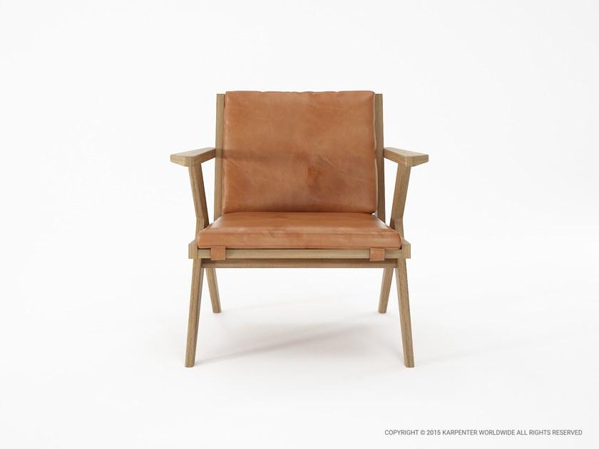 KARPENTER Кожаное кресло с подлокотниками Tribute sun-id-1401712 - Вид №6