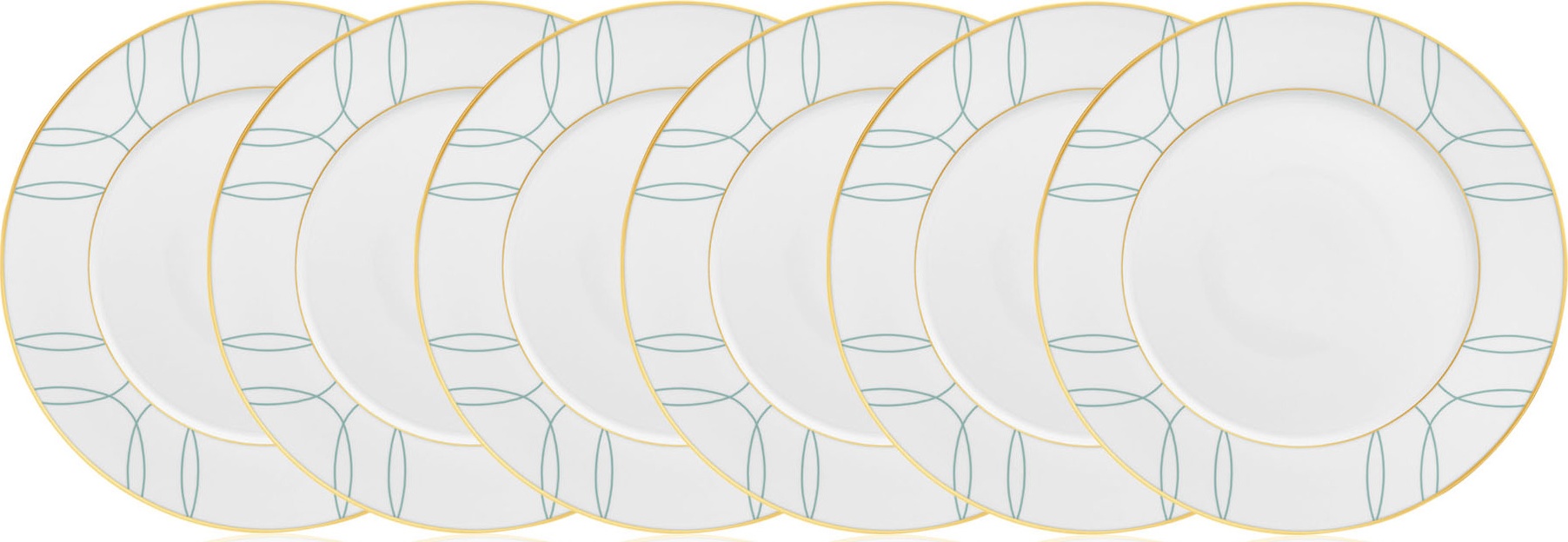 10658936 Furstenberg Набор тарелок обеденных Furstenberg Эсте (Карло Даль Бьянко) 29см, 6 шт, фарфор Фарфор 