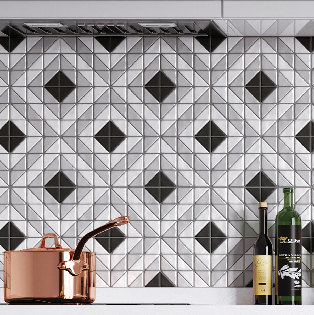 Мозаика Albion: Серый Шёпот Пространства STP-ST02 INCOLOR - Вид №3