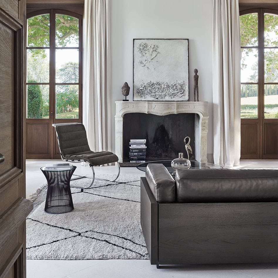 Круглый стол из стали и хрусталя Knoll Platner ARCH-00140986 - Вид №4