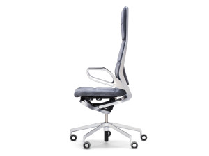 5-спицевое кожаное вращающееся офисное кресло