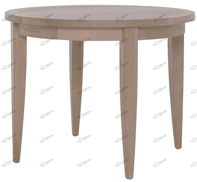 JANUS et Cie Круглый обеденный стол из тикового дерева Relais sun-id-1464129